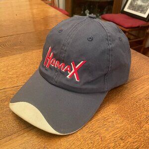 Men's Homax Oil Lubricants Gray Metal Buckle Strap Baseball Hat Cap